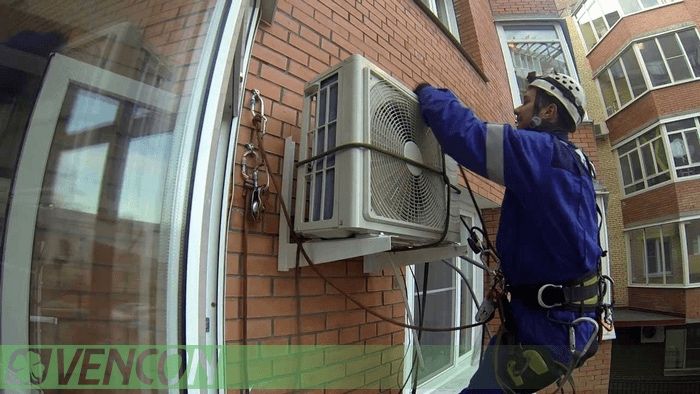 Установка кондиционера