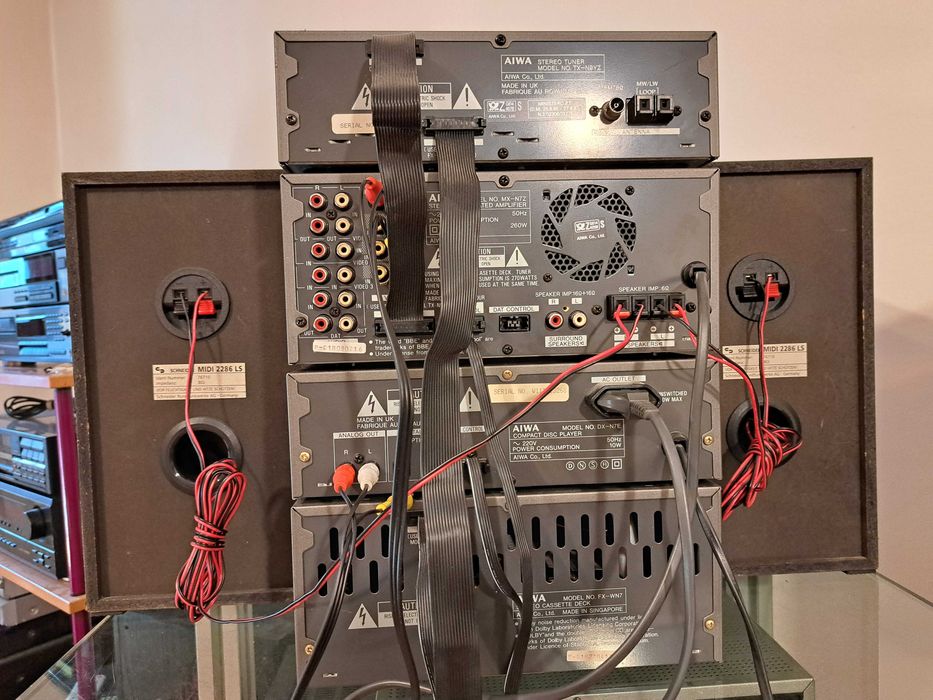 Sistem audio HiFi Aiwa NSX-D7 , 1992  + boxe cadou