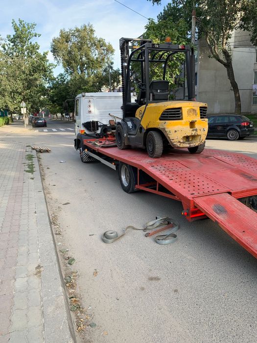 Transport Utilaje / Non-Stop 24/7 Tractari Platforma Auto