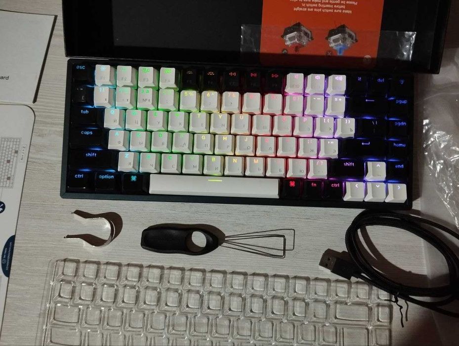 Mexanik klaviatura Keychron k2 blue switch [kelishtirim beraman]