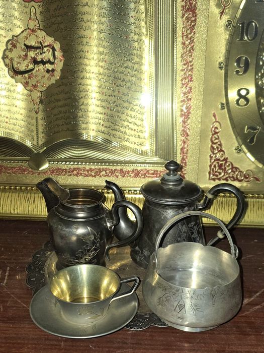 Антикварный Молочник Серебро 84 пробы Вес 160 грамм По Цене за 1 грамм