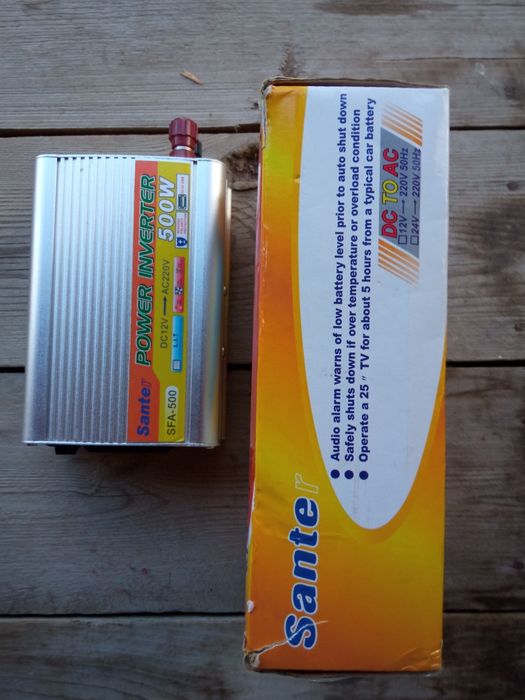 Инвертер Power Inverter500w (12 voltni 230 volt) sotiladi