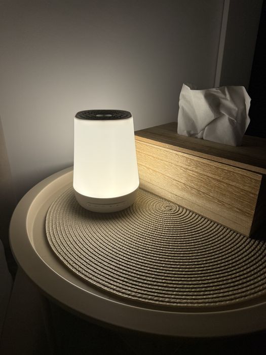 Boxa sunete albe si lumina calda (+RGB) pentru somn