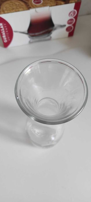 Сервиз гарафа, 6 чаши и чиниики за чай - комплект