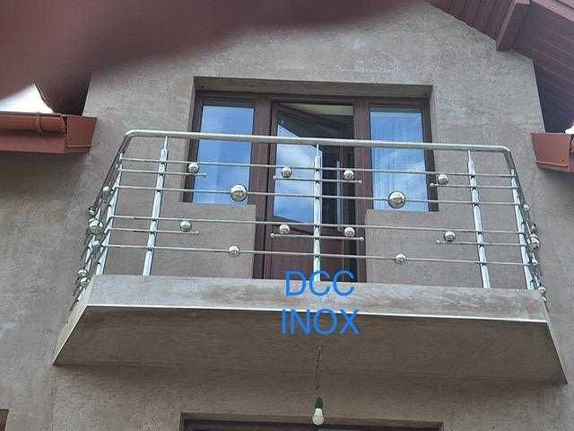 Balustrade inox sticla, porti inox, confectii inox