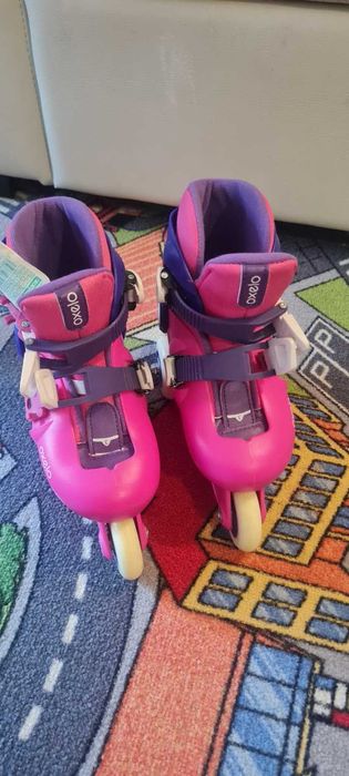 Role Fetita Roz, 2 moduri roti, marime 26-28