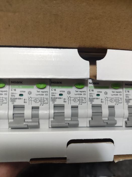 Siguranțe diferențiale noarkC16 RCBO 30MA tip AC