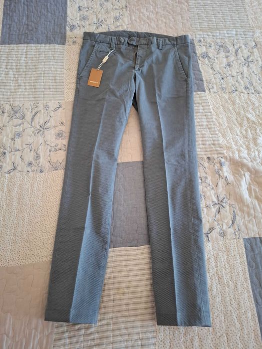 Pantaloni smart casual slim fit Bigotti 48