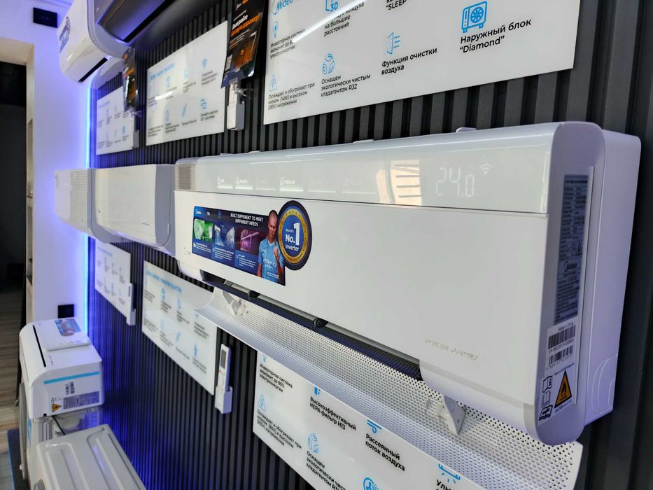 Премиум кондиционер Midea NOVA  3в1 охлаждение + вентиляция + очистка