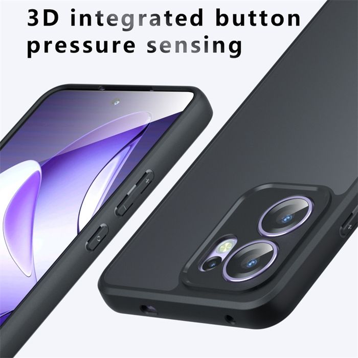 Oppo Reno 13,13Pro,13F силиконов кейс с матов прозрачен гръб Ново