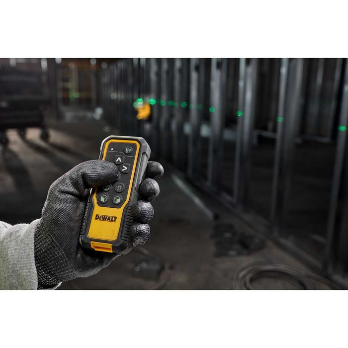 Лазерен нивелир DeWalt DCLE34035D1, 18V, 3 x 360°, зелен