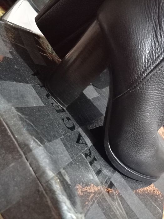 Сапоги женские, натуральная кожа