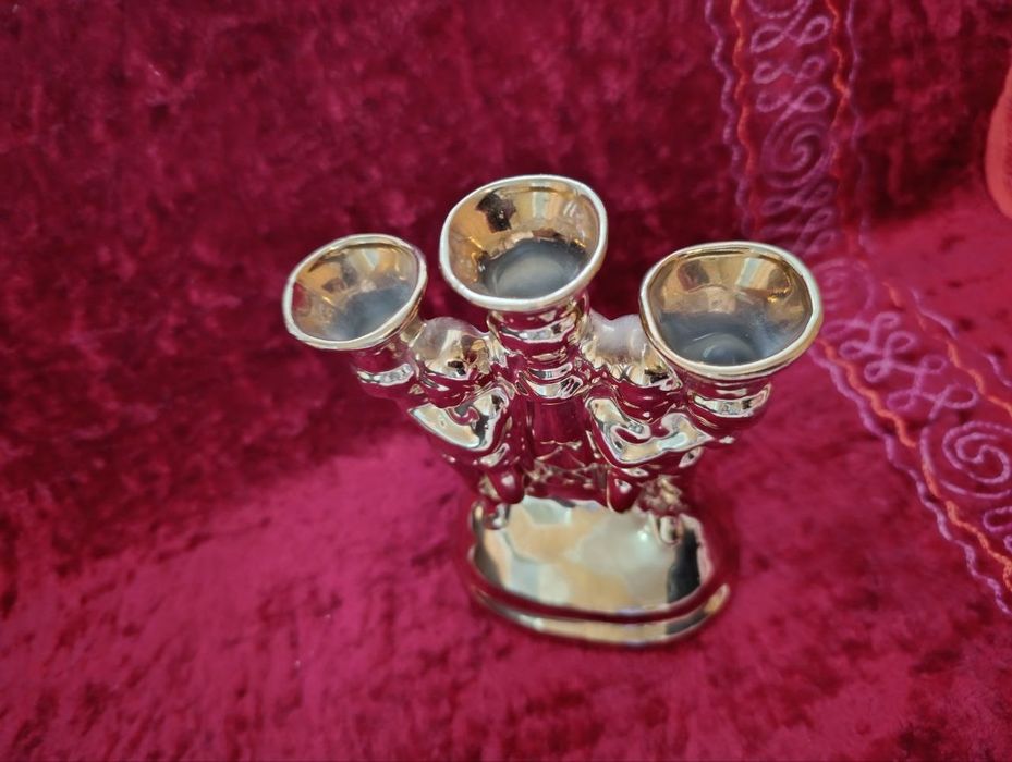Игра , диск Грация , декор Дон Кихот и Санчо Панса , подсвечник