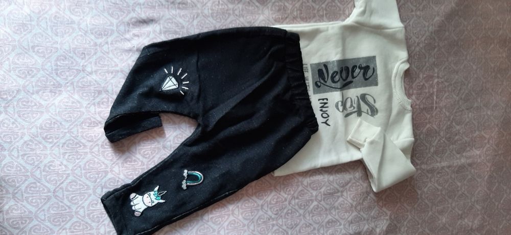 5 комплекта + пижама 80 см.