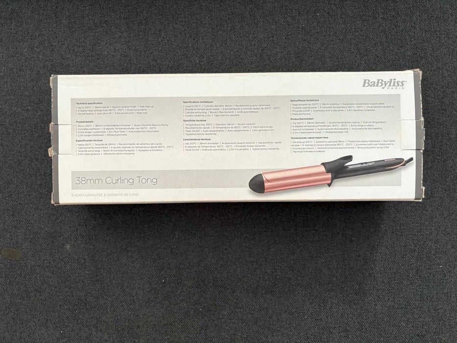 Ondulator BaByliss Loose Waves38mm Quartz-Ceramic 6 trepte temperatura