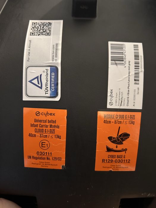 Scoica Cybex Cloud G i-Size Plus/Lava Grey-mid Grey