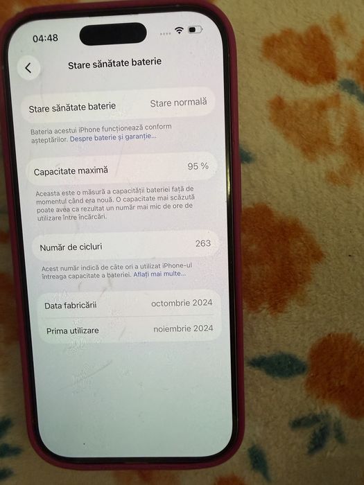 Iphone 16 pro white titanium,128gb