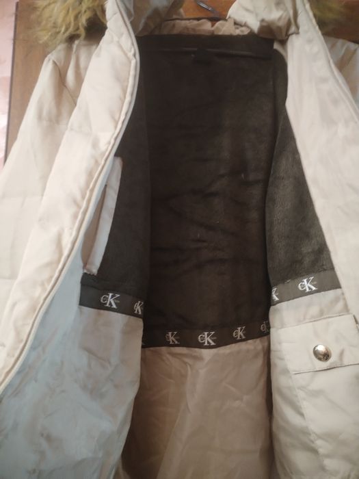 Calvin Klein  Пухено Ново Оригинално яке