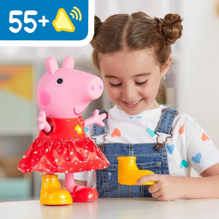 Peppa Pig Интерактивна Пепа Музикална кукла Пепа Парти в калните локви