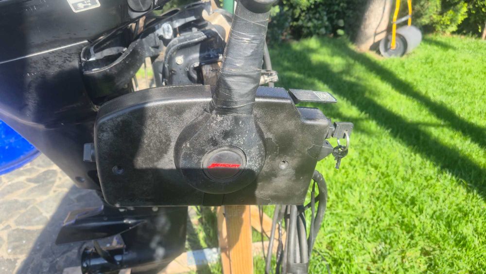 Извънбордов двигател Mercury 15hp четиритактов къс ботуш с дистанционно управление - щамбайн