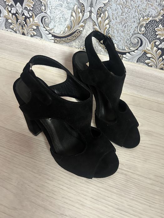 Ботильоны натуральная замша