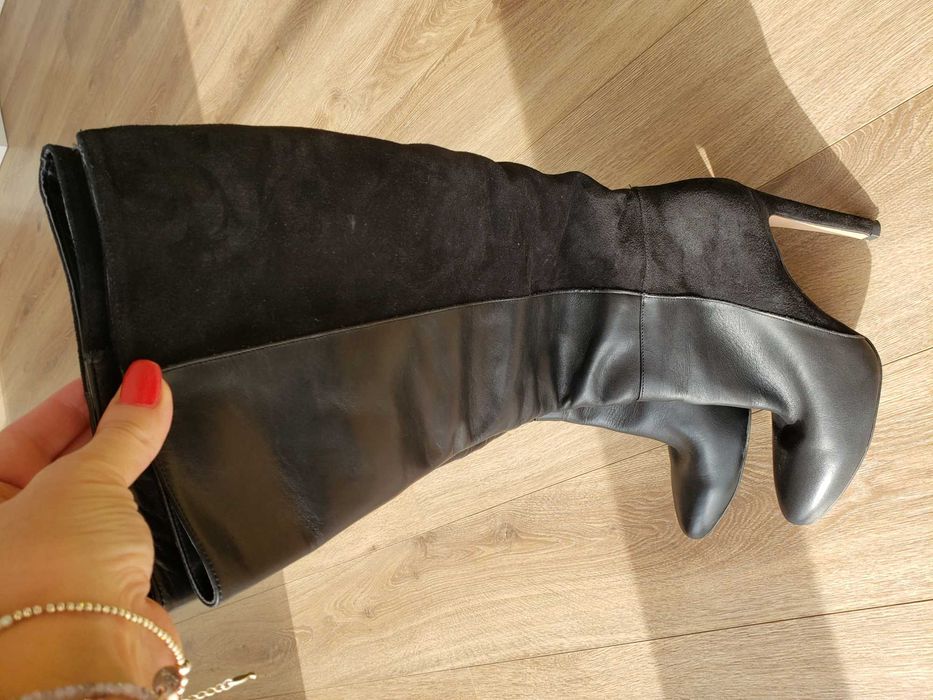 Vand bocanci dama si cizme din piele marimea 39.