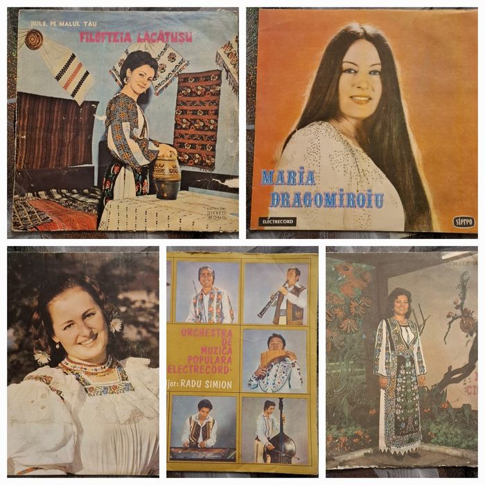 Discuri vinil muzică populară