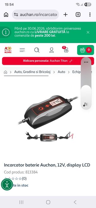 Incarcator de baterie auto