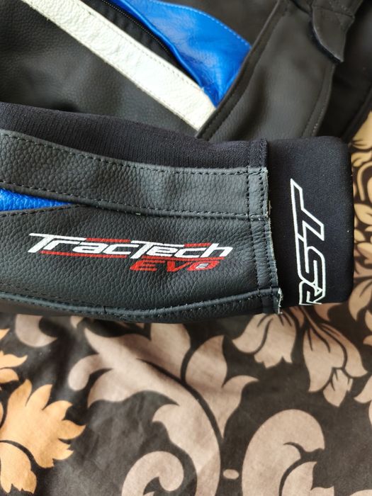 Кожено яке за мотор RST Tractech Evo с гърбица