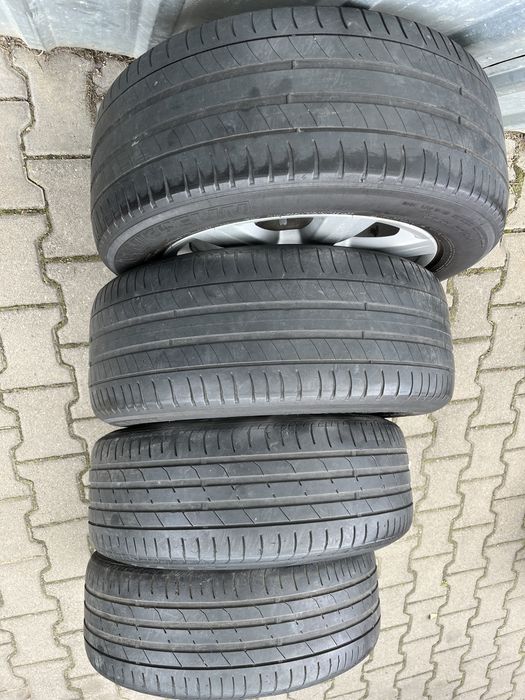 Jante aliaj 5x112mm, anvelope vara 225/55 R16, Audi A4 B7, B8, B9, A6