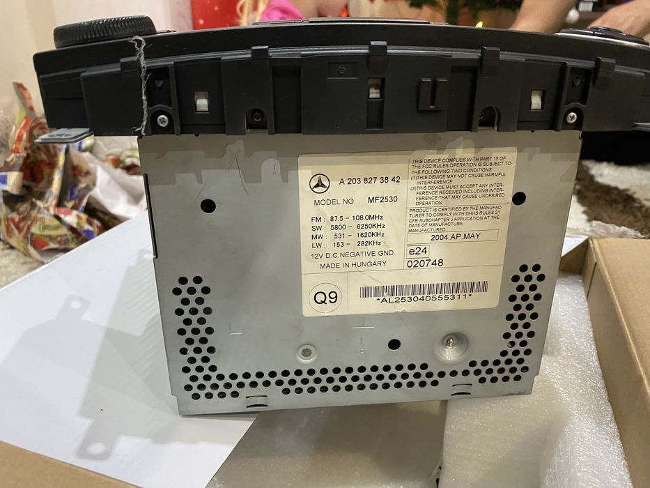 Радио  CD  player медия Мерцедес Ц класа