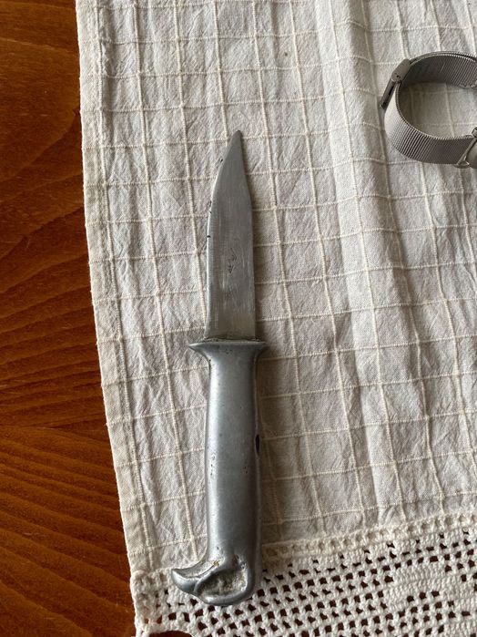 Тежък български нож с надпис