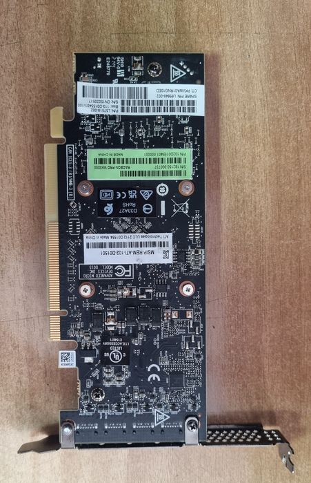 Placa Video Profesionala AMD Radeon Pro WX 3200 4GB GDDR5 128 de biti