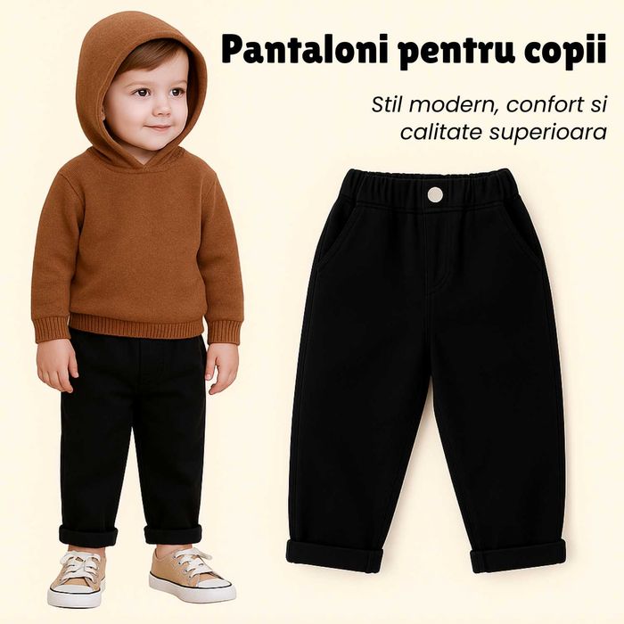 pantaloni baieti, primavara-vara, 140 cm, 3 culori, calitate super
