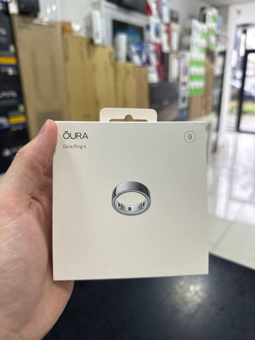 Умное кольцо Oura ring 4 Gold, Ceramic, Silver