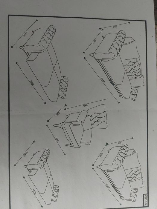Set Mobilier Sufragerie Clasic Vienna - 2 Canapele Extensibile cu Ladă + Fotoliu Berjere