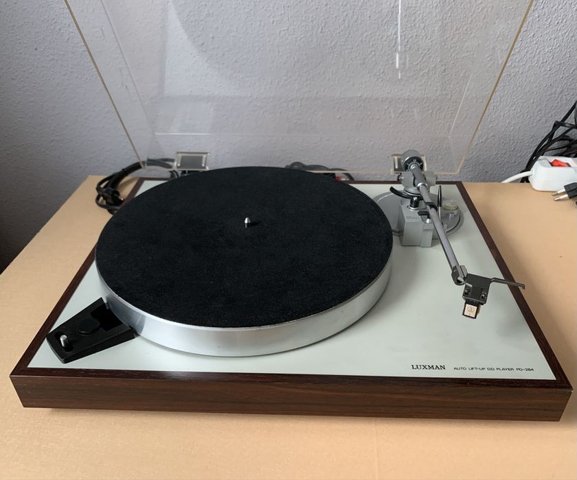 Pickup LUXMAN PD-284 Auto Lift-up DD Turntable Player Hi-Fi Vintage Made in Japan