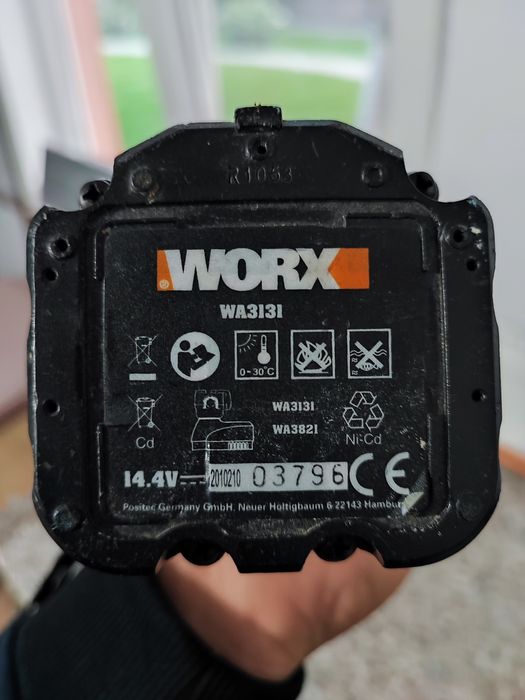 Autofiletanta worx 14,4v