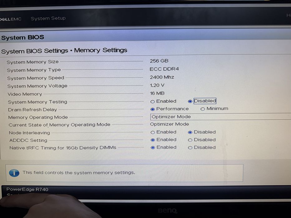 256GB ram DDR4 ECC 2400T 8x32gb SAMSUNG
