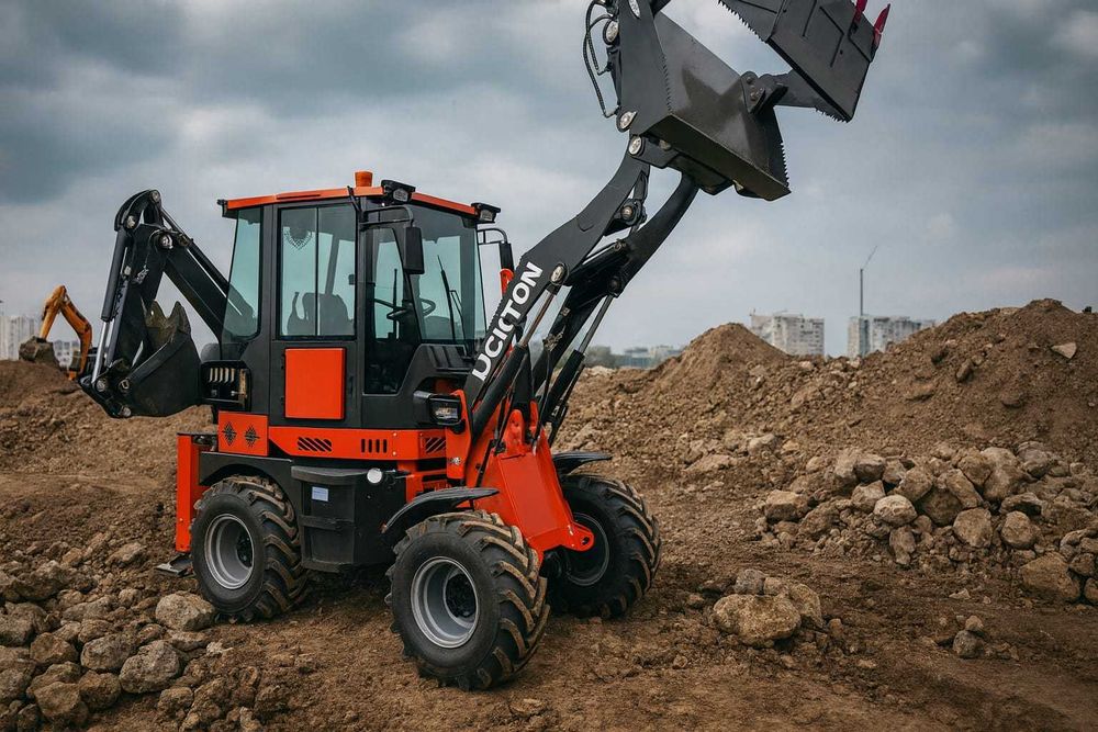 Mini-buldoexcavator LK100XF, 3.7 tone, Garanție