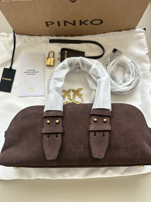 Дамска чанта Pinko Bowling bag baguette