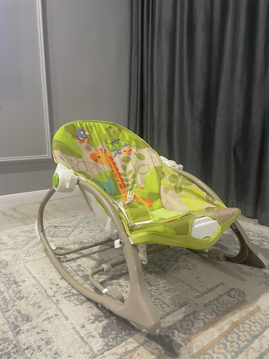 Детский шезлонг-качалка