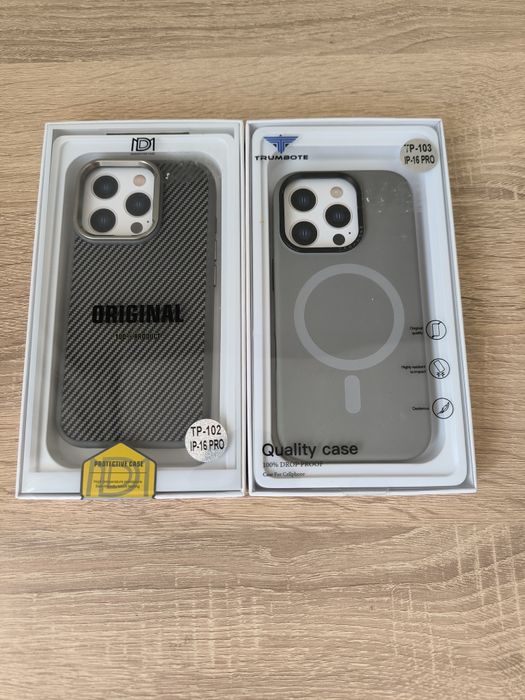 Чисто нови не разпечатани калъфи за Iphone 16 pro