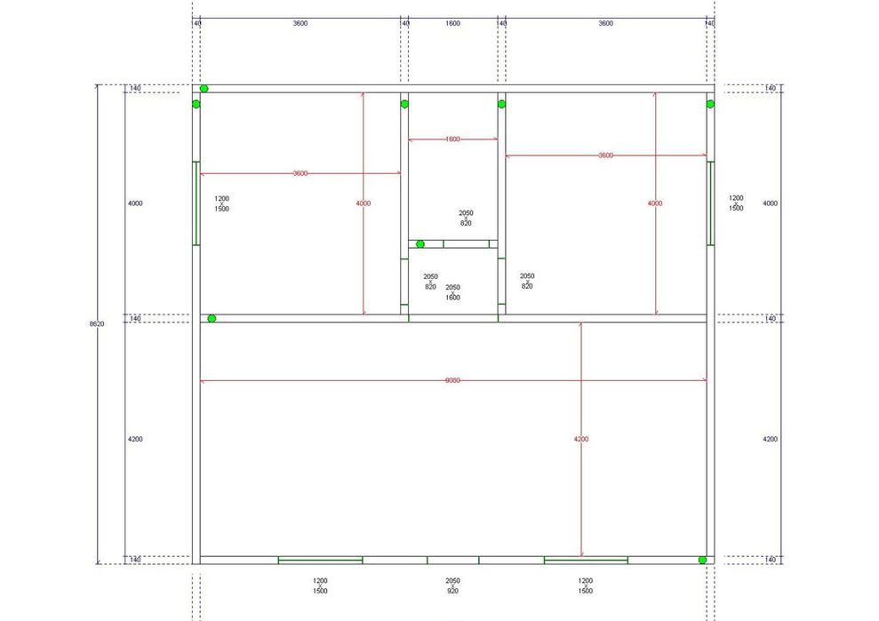 Къща,Бунгало,Преместваема къща,Сглобяеми къщи,Модулни,Жилищни-77.3м²