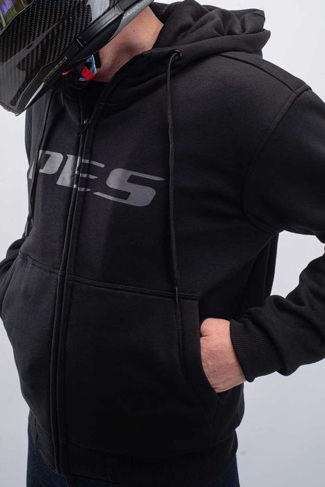 Hanorac Moto PES KevArmor Zip cu Protecții CE Level 2 Certificare AA