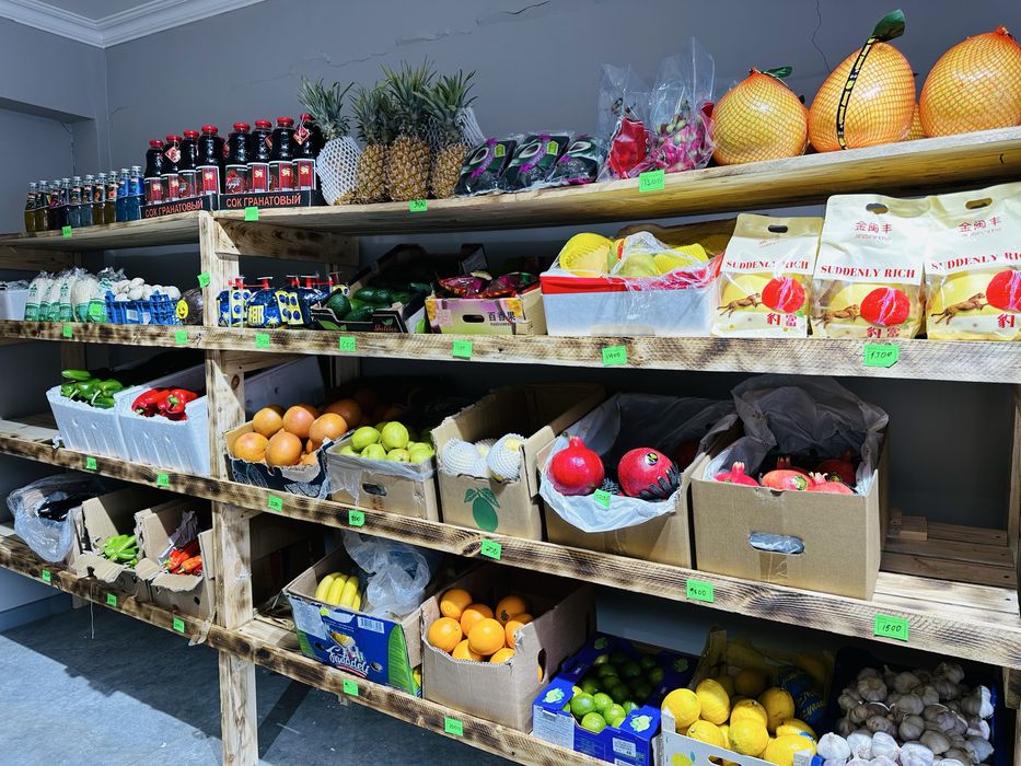 Витрина для овощи фрукты