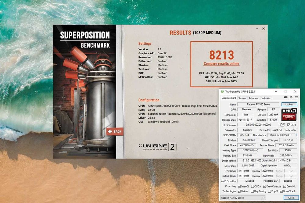 Placa video Sapphire Radeon RX 580 NITRO+ 8GB GDDR5 256-bit