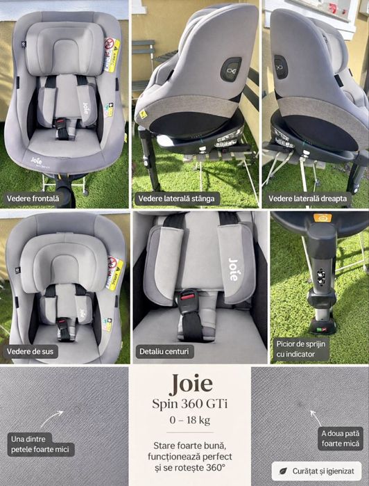 Scaun auto Joie I-Spin 360 GTi