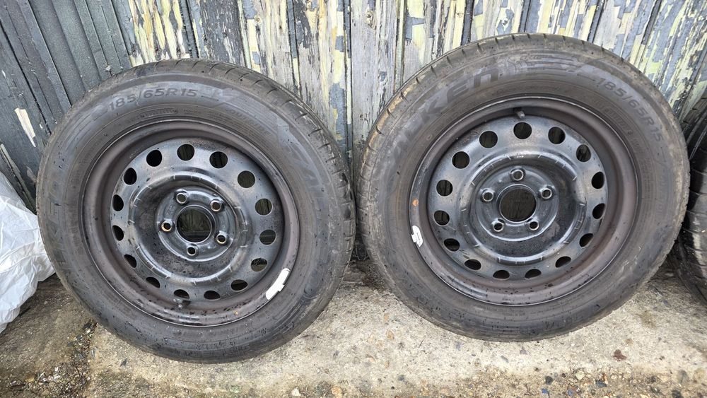 Джанти 15" Kia/Hyundai 5x114.3 5.5j ET47 /67.1 mm. С гуми 2021 185/65/15 Falken