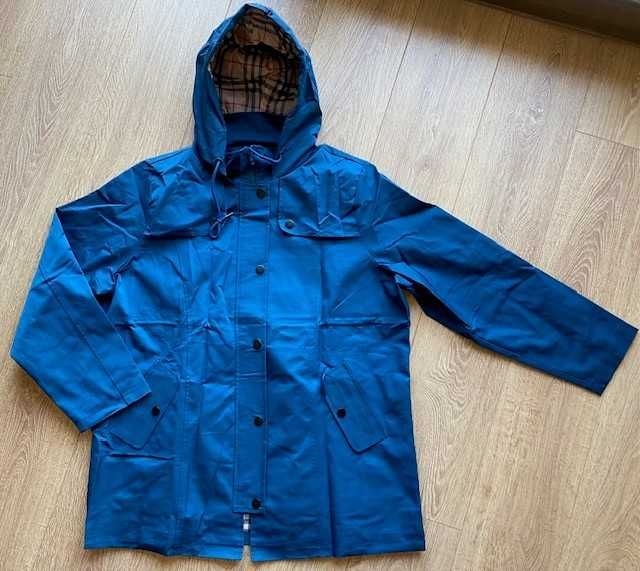 Women's waterproof jacked windproof hooded coat outdoor navy blue, L